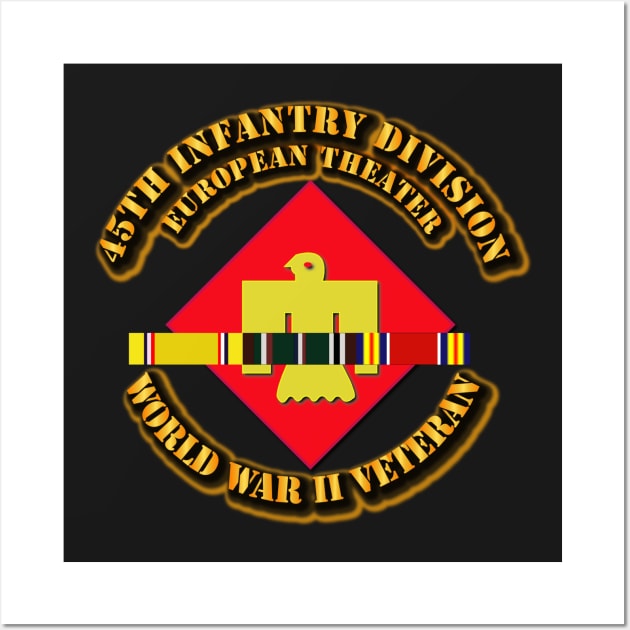 45th Infantry Division - Europe- WWII Wall Art by twix123844